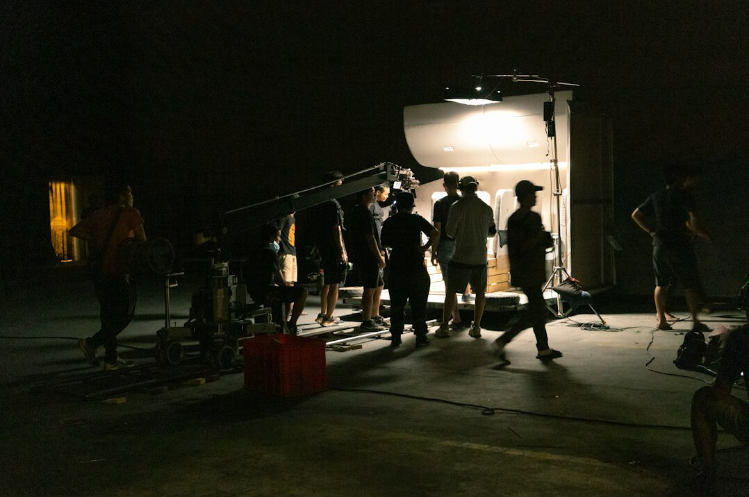 actor on set