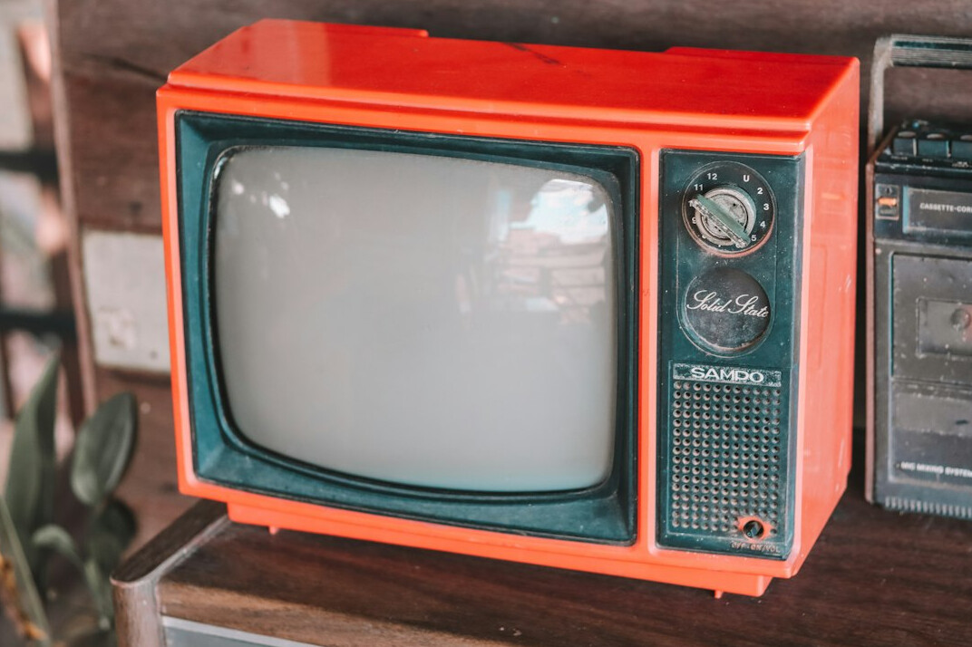 vintage television set